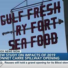 Study shows more than $20 million lost from 2019 Bonnet Carre Spillway opening