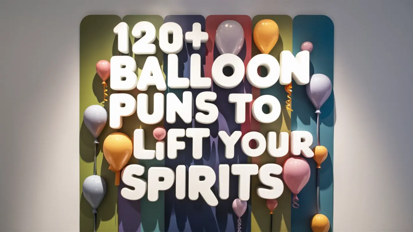 120+ Hilarious Balloon Puns to Lift Your Spirits - Crack Up Puns