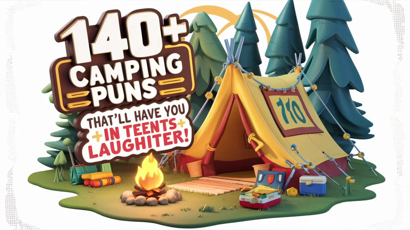 140+ Camping Puns to Make Your Trips Hilarious - Crack Up Puns