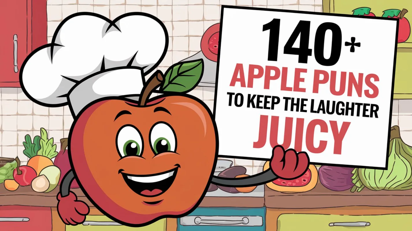 140+ Apple Puns to Keep the Laughter Juicy  - Crack Up Puns