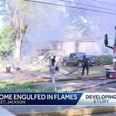 Mobile home in Jackson catches flames; Cause under investigation