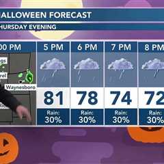 Rex Thompson's Halloween 2024 morning forecast