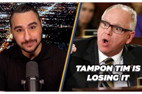 Tampon Tim Gets BOOED & Flips Off College Kids | Drew Hernandez | The Gateway Pundit