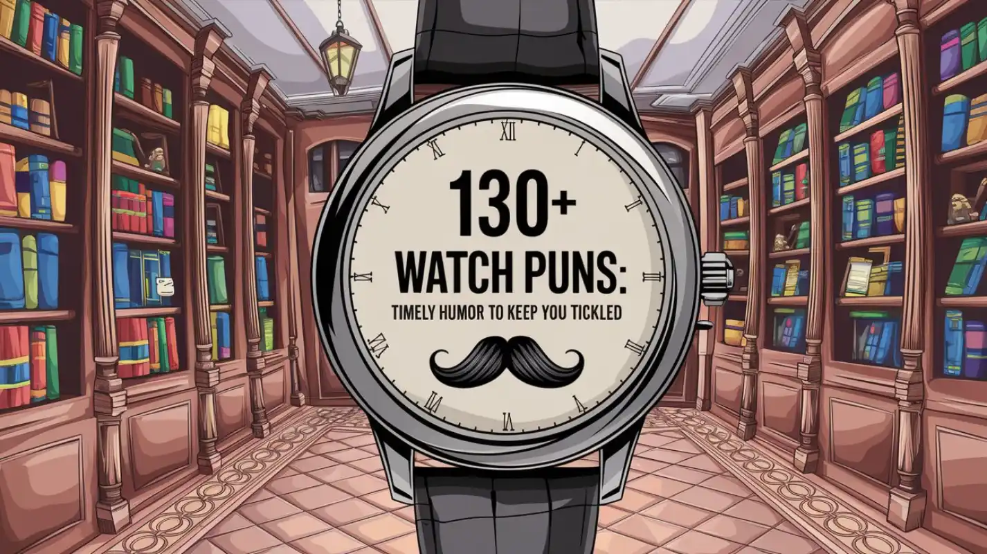 130+ Watch Puns: Tick-Tock Your Way to Laughter! - Crack Up Puns