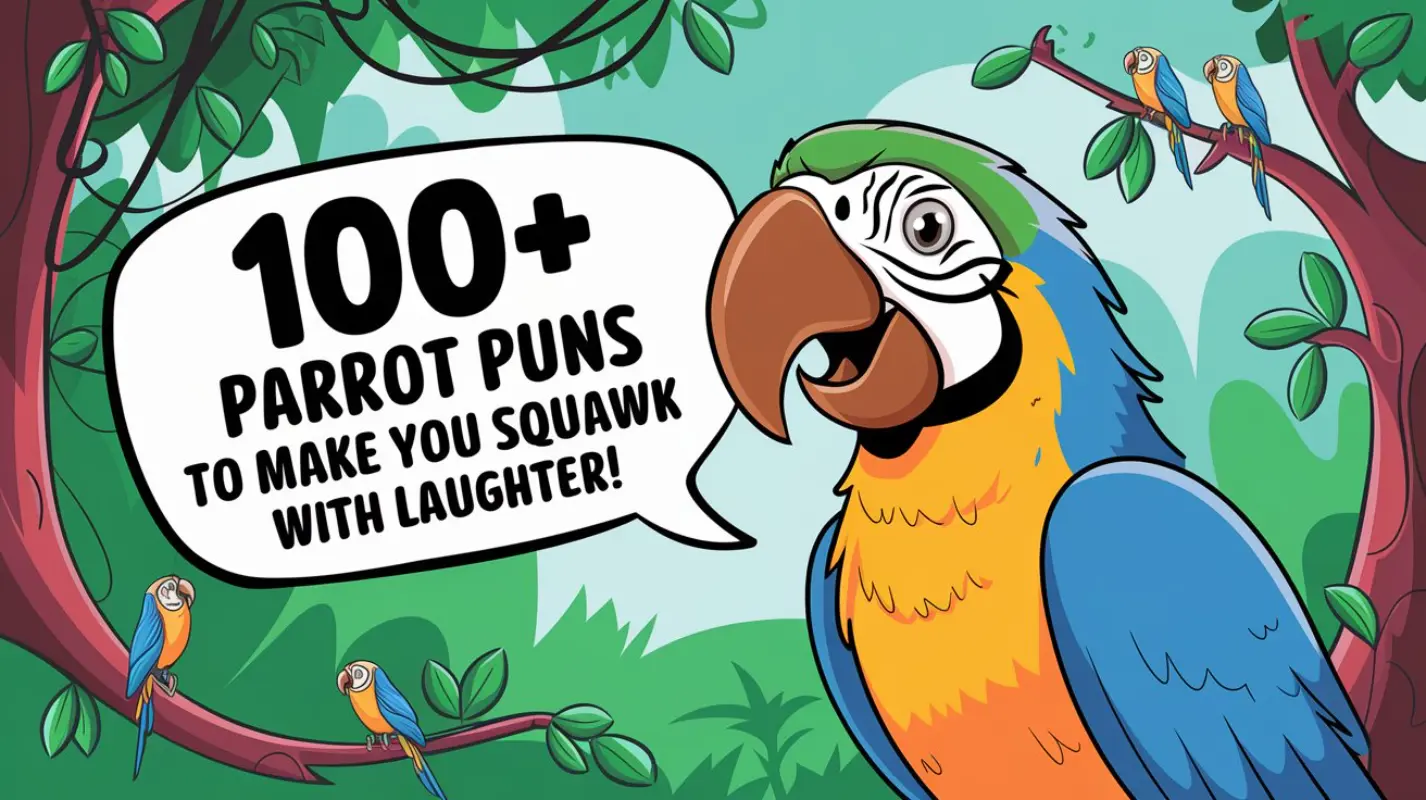 Top 100+ Parrot Puns to Feather Your Funny Bone - Crack Up Puns