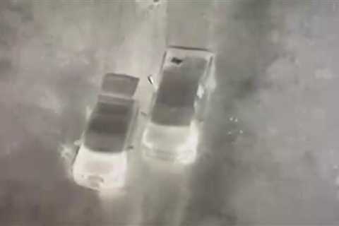 Texas DPS Shows Thermal Drone Footage of Intense Cartel Gun Battle on Mexican Side of Rio Grande..