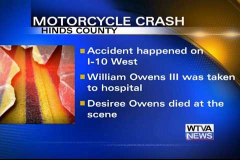 One dead, another severely injured after a motorcycle accident in Hinds County