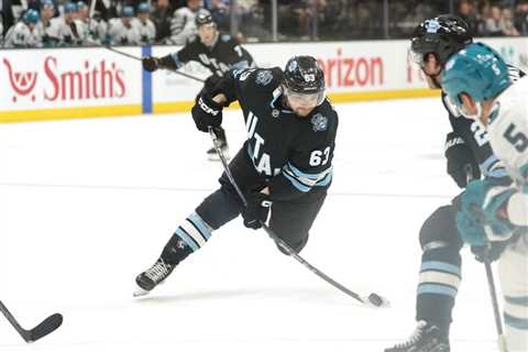 Sharks overtake Utah, prevail in OT for first win of season