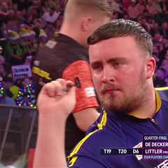 Luke Littler’s opponent breaks down in disbelief as commentator loses mind over teen’s ‘ridiculous’ ..