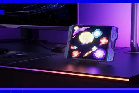 Customizable Pixel Art Lights for a Nostalgic Desk Decor