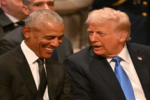 Obama and Trump Share Awkward Moment at Jimmy Carter's Funeral