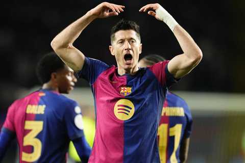 Lewandowski’s Best Season for Barcelona Matches La Liga Record