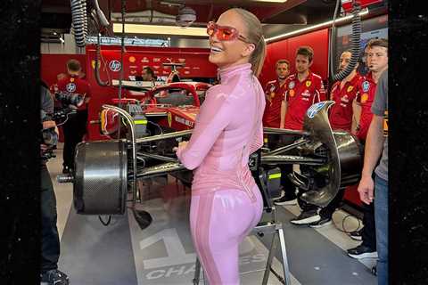 Sexy Pink Catsuit: Jennifer Lopez Dazzles at F1 Grand Prix