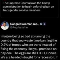 Trump and Trans Soldiers