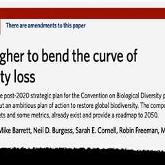 World might have set itself an unachievable nature target, says former UK negotiator