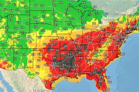 Wet-Bulb Temperatures Threaten the Eastern U.S.