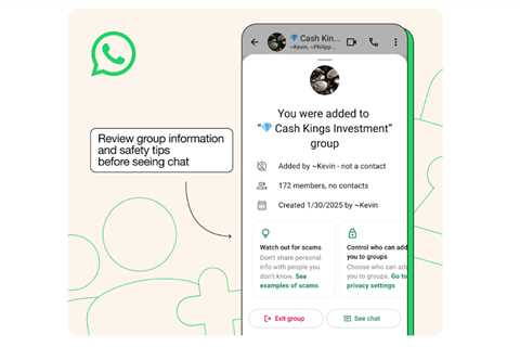 New Warning on Group Chat Messaging Scams from WhatsApp