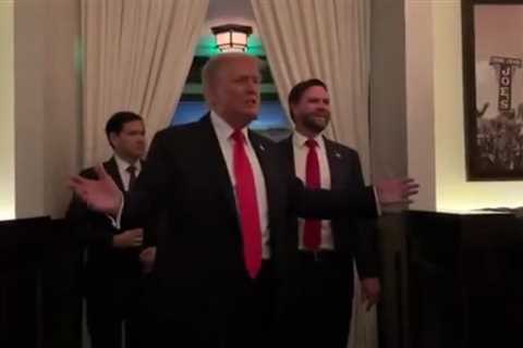 President Trump Celebrates DC Crime Fighting Success by Going Out for Dinner; Stares Down Hamas..