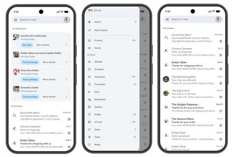 Gmail Introduces New Tab for Filtering Your Purchases