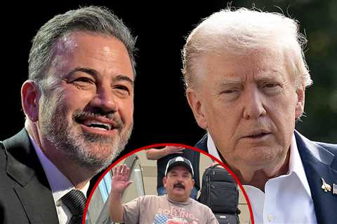 Donald Trump’s Escalator Mishap Gets Mocked by Jimmy Kimmel