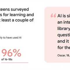 Digital Literacy and AI Use Among Teens: Insights from Google