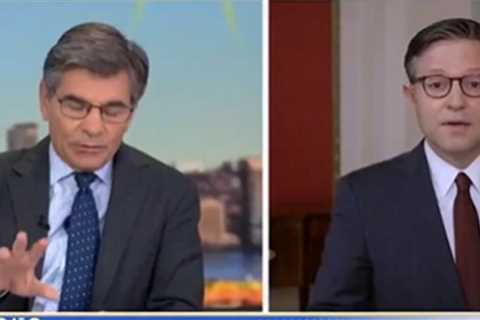 Speaker Mike Johnson OWNS George Stephanopoulos in Debate Over Democrats Supporting Healthcare for..