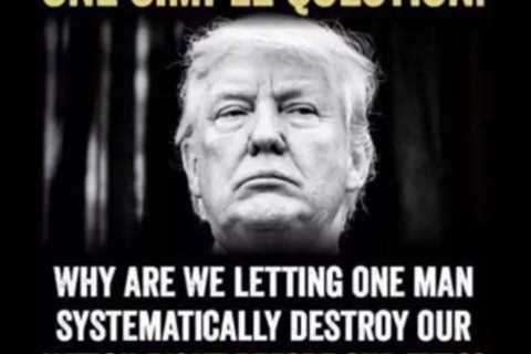 Why Are We Allowing Trump to Ruin Our Country?