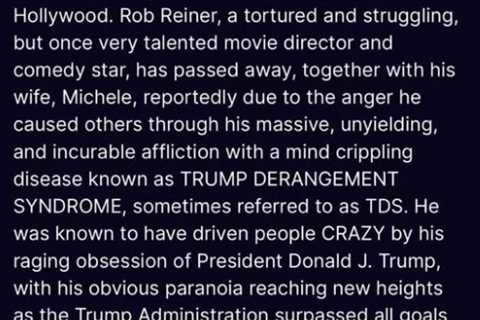 Trump Derangement Syndrome