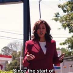 Kamala Harris Launches Attack on President Trump Outside a Gas Station and It Promptly Blows Up in..