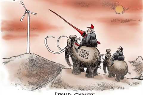 He Hates Those Wind Turbines!